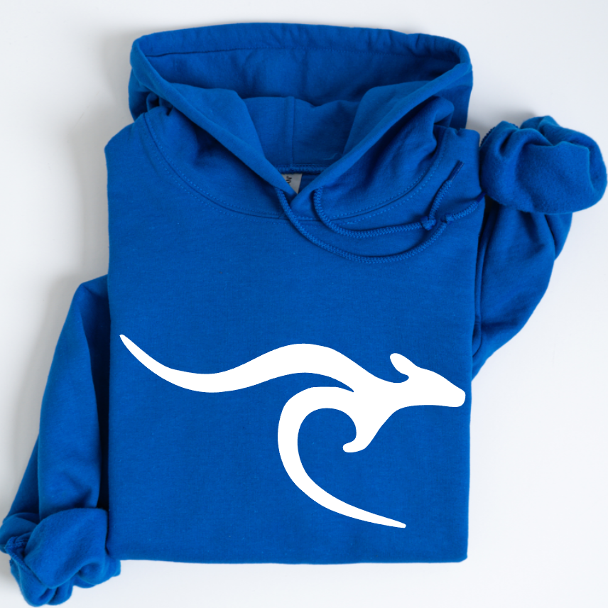 ROO - UNISEX HOODIE SWEATSHIRT -ROYAL (GILDAN)