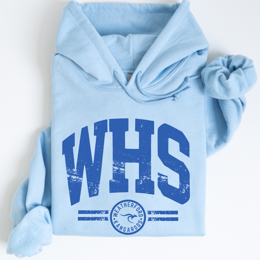 WHS - UNISEX HOODIE SWEATSHIRT -LIGHT BLUE (GILDAN)