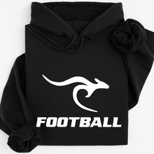 FOOTBALL - UNISEX HOODIE SWEATSHIRT -BLACK (GILDAN)