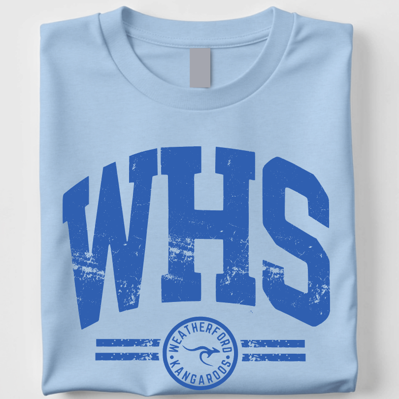 WHS - UNISEX SHORT SLEEVE TEE - LIGHT BLUE (GILDAN OR BELLA)