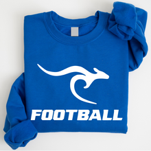 FOOTBALL - UNISEX CREWNECK SWEATSHIRT - ROYAL (GILDAN)
