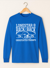 ROSTER LONG SLEEVE TEE (GILDAN) SOLID ROYAL