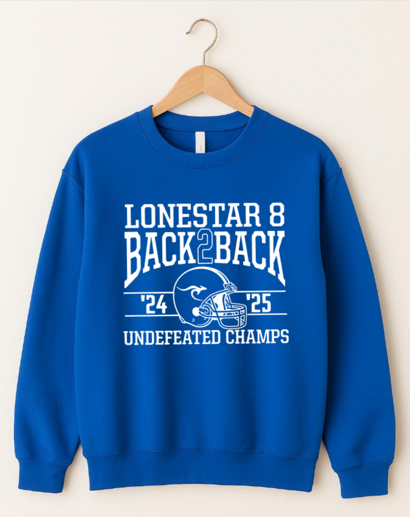 ROSTER CREWNECK SWEATSHIRT (GILDAN) ROYAL