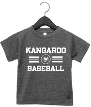 TODDLER/YOUTH - BASEBALL TEE (DARK GREY HEATHER)